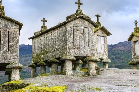 Granaries in Gerês National Park