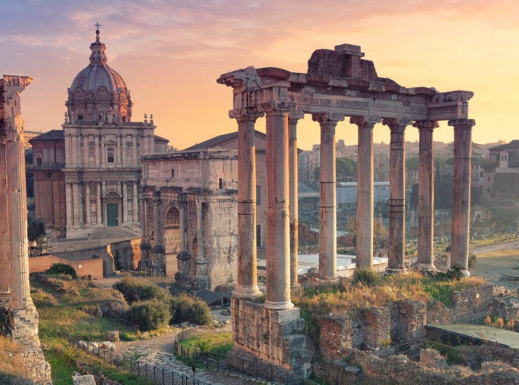 Rome, the centre of the ancient world